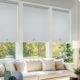 Yoolax Motorized Blinds with Remote, Blackout Smart Blinds for Windows Motorized Waterproof Roller Shades, Automatic Window Shades Work with Alexa Custom Size (Blackout-Vinyl White) Blackout Vinyl White Customize product image
