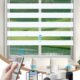 KINCMO Motorized Zebra Blinds (100% Blackout) product image