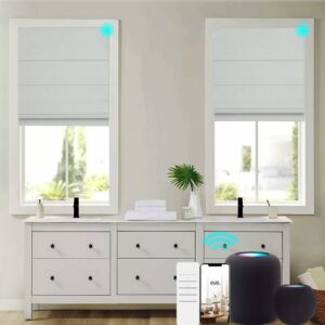 Changshade Smart Motorized Roman Shades (Blackout) product image