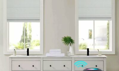Changshade Smart Motorized Roman Shades (Blackout) product image