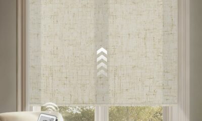 KINCMO Motorized Roller Shades with Remote (75% Blackout) product image