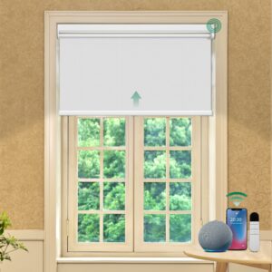 Allesin Motorized Roller Blinds H72 x W34 Blackout Smart Shade product image