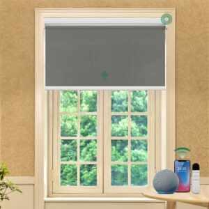 Allesin Motorized Roller Blinds W34 x H72 Blackout Smart Shade product image