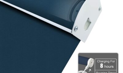 ZY Blinds Motorized Roller Shades with Valance (Wireless, Rechargeable) product image
