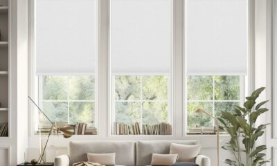 Changshade Smart Roller Shade Motorized Blackout Blind product image
