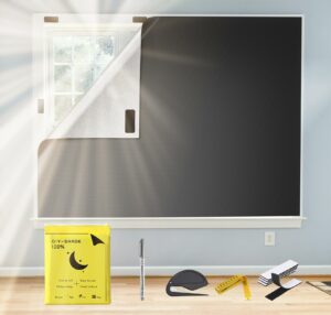 Kairsya 78" x 57" Blackout Window Shade (No-Drill) product image