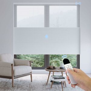 Uilvffo Motorized Cellular Shades Top Down Bottom Up Blackout Blinds product image