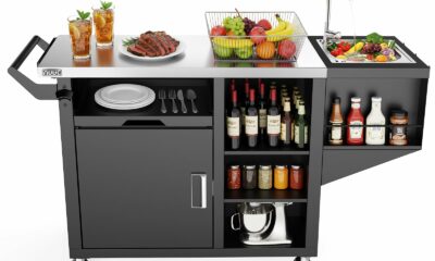 NUUK Outdoor Grill Cart with Sink & Storage, 20"x42" Prep Table product image