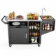 NUUK Outdoor Grill Cart with Sink & Storage, 20"x42" Prep Table product image