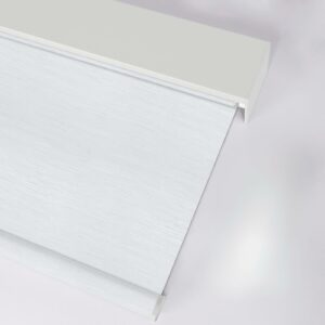 Motorized Blinds with Remote, Blackout Smart Blinds for Windows Motorized Shades, Automatic Shades Work with Alexa/Google/Apple Home for Bedroom Living Room, Custom Size(Jacquard White) product image