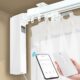 Smart Electric Curtains Track, Ceiling Curtains Track Adjustable Retractable Motorized Curtain Rod From 70 to 129 Inches, Automatic Curtain Opener, Work with Alexa/Google Home/Tuya Voice Control 70''-129'' product image
