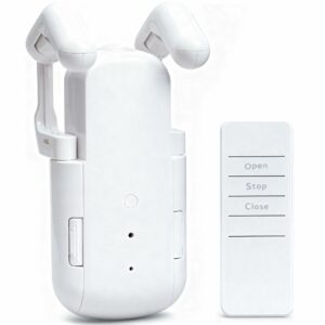 Automatic Curtain Opener Smart Electric: Remote Control Motorized Curtain Robot for Bedroom Living Room Window - No WiFi Needed - 20KG Load/ 6-Month Battery for Home/Office/Nursery 1 Pack product image
