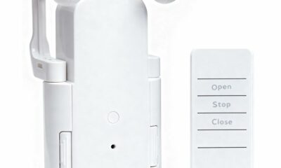 Automatic Curtain Opener Smart Electric: Remote Control Motorized Curtain Robot for Bedroom Living Room Window - No WiFi Needed - 20KG Load/ 6-Month Battery for Home/Office/Nursery 1 Pack product image