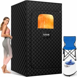 X-Vcak Portable Sauna 9-Level Steam Sauna with Remote Control