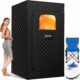 Upgraded Portable Sauna for Home，Relaxation, Steam Sauna for Home with Steamer, Remote Control, Folding Chair, 9 Levels Black product image