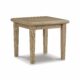 Signature Design by Ashley Gerianne Outdoor Square End Table with Slatting Styling and 5-Step Finishing Process, Eucalyptus Wood Frame, 22" High, Grayish Brown product image