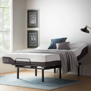 Lucid L150 Adjustable Base Full Size Bed Frame with Wireless Remote