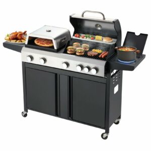 MELLCOM 3-in-1 74,000 BTU Propane Gas Grill