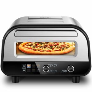 AMZCHEF 1800W 12-Inch Electric Pizza Oven