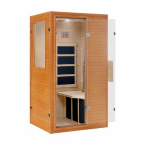 springspa 1-Person Infrared Sauna 950W 33x27x59in