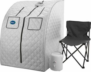 Durasage 800W Portable Steam Sauna with Chair