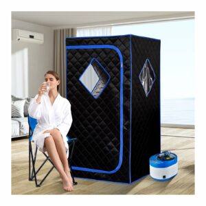 ZONEMEL Personal Steam Sauna Tent 1500W 4L
