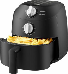 COMFEE' 2.1-Quart Air Fryer with 12 Menu Options