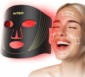 INTEO Red Light Therapy Face Mask 180 LED