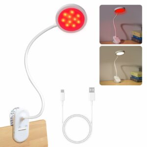 YKeluxon 625nm Red Light Therapy Lamp 4500K Dimmable