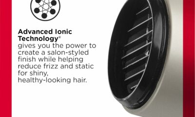 REVLON Turbo Hair Dryer | 1875 Watts of Maximum Shine, Fast Dry (Silver) Grey 4.05x11.15x9.25 Inch (Pack of 1) HAIR DRYER product image