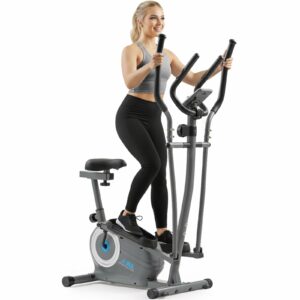 JLL Smart Upright Elliptical & Full-Body Cross Trainer – Compact, Low-Impact Cardio Machine for Home, Arm & Leg Workout, Whisper-Quiet, Heart Rate Monitor, Bluetooth with Fit App, Magnetic Resistance 2-in-1 product image