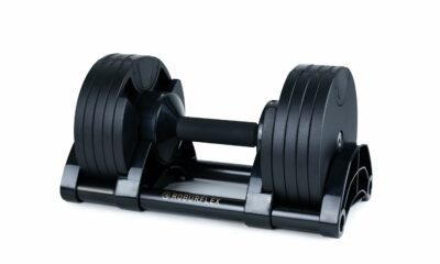 Adjustable Dumbbell (Single) 5-40/80lb, 5lb Increments, for Home Gym Fitness - Upto 20 weight settings BLACK - 40LB Extendable product image