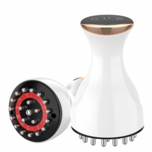 Lymphatic Drainage Massager, 35-Speed 4-in-1 Portable Lymphatic Drainage Tool Body Sculpting Machine Suitable for Abdomen, Arms, Back & Legs, Heat & Vibration Promotes Circulation sculptigue(white) product image
