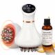 Lymphatic Drainage Massager & Anti Cellulite Massage Tool Helps Reduce Stretch Marks & Cellulite, Body Sculpting Machine For Legs, Arms & Belly with Microcurrent, Light, Heat & Vibration，With Body Oil product image