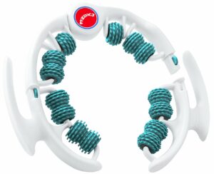 Cellulite Massage Tool - Lymphatic Drainage Massager - Muscle Roller, Deep Fascia Massage, Dimpled Skin Removal, Legs/Thighs/Buttocks, Anti-Cellulite Roller, Smooth Skin, Pain Relief (Green) 8 Wheel -White Green product image