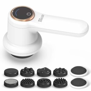 Electric Cellulite Massager – Body Sculpting Machine with 8 Massage Heads, Lymphatic Drainage & Skin Tightening for Belly Stomach Leg, Lipo Roller Massager After Surgery, Adjustable Speed. White product image