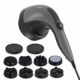 Handheld Cellulite Massager, Lymphatic Drainage Massager, Body Sculpting Machine with Lipo Roller for Stomach Belly Butt Arm Leg Fat, Wide Area Electric massagers vibrating Used at home Black product image