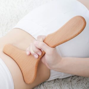 Komogir Wood Therapy Massage Tool 11x6in Lymphatic Drainage Device