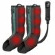 QUINEAR Leg Massager for Circulation and Pain Relief, Heating Leg Compression Massager with 3 Modes, Foot and Calf Massager with 3 Intensities 3 Heats - Gift for Mom and Dad Black product image