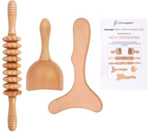 Komogir 3-in-1 Wood Therapy Massage Tool for Lymphatic Drainage