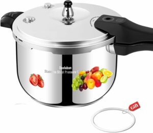 deeluban 8.5-Quart Stainless Steel Pressure Cooker
