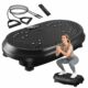 Vibration Plate Exercise Machine, Vibrating Fitness Platform for Lymphatic Drainage, Full Body Shaker Workout Equipment, Bluetooth Power Shaping Vibrate Plate, Board Sport for Home Exercise Gym, Blue Black product image