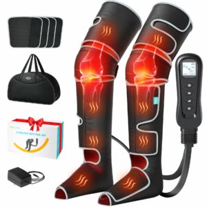 ALLJOY Leg Massager with Heat and Compression 4 Intensities
