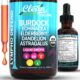 Organic Lymphatic Drainage Supplement | Lymphatic Support Drops | Burdock Root Echinacea Elderberry Dandelion Astragalus Milk Thistle Sea Moss Red Clover Cleanse Marigold Drop by Clean Nutra 1 product image