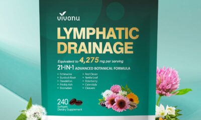 Lymphatic Drainage Supplement, 240 Softgels, 4275mg Lymph System Support Supplement for Women & Men, 21-in-1 Herbal Blend with Echinacea, Dandelion, Burdock, Bromelain, Calendula, Turmeric & More 1 Bag | 240 Softgels product image