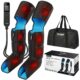 FIT KING Air Compression Leg Massager with Heat and Compression for Circulation and Pain Relief, Full Leg & Foot Massager for Swelling Edema RLS with Pressure Sensor LCD Display for Dad Mom Wife With Heating product image