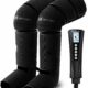 Valentines Day Gifts for Him Her, Men Women, Dad Mom, Mother's Day, Father's Day, Air Compression Massager with Heat for Comprehensive Leg and Foot Therapy, Helpful for Varicose Veins, Cramps, Edema Linen Black product image