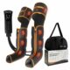 Leg Massager with Heat and Compression‎, Leg Compression Machine & Compression Boots for Circulation – 6 Modes & 3 Intensity Levels for Pain Relief, Gifts for Women, Men & Seniors Black-orange product image