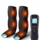 Leg Massager with Heat for Circulation and Pain Relief - Air Compression Massage for Foot & Calf,Foot and Leg Massager Compression Boot with 4 Modes 4 Intensities,and 3 Heats,Best Gifts for Mom, Dad Black product image