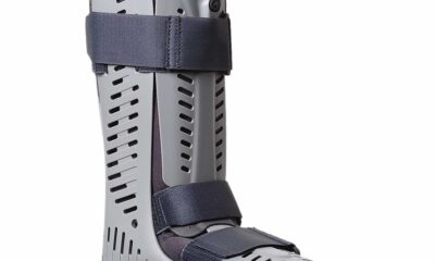 Ossur Rebound Air Walker Boot | Comfortable Walking Boot with Compression Straps & Air Pump Rocker Bottom | Walking Boot for Broken Foot, Walking Boot for Sprained Ankle (Low Top, X-Large) product image